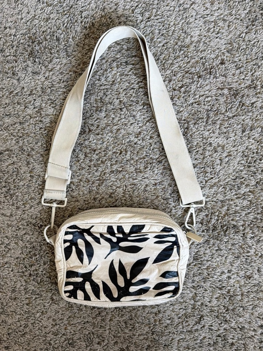 ALOHA Collection Le Tour Ola print in Black on Sandstone color way.